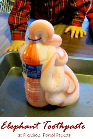 elephant toothpaste