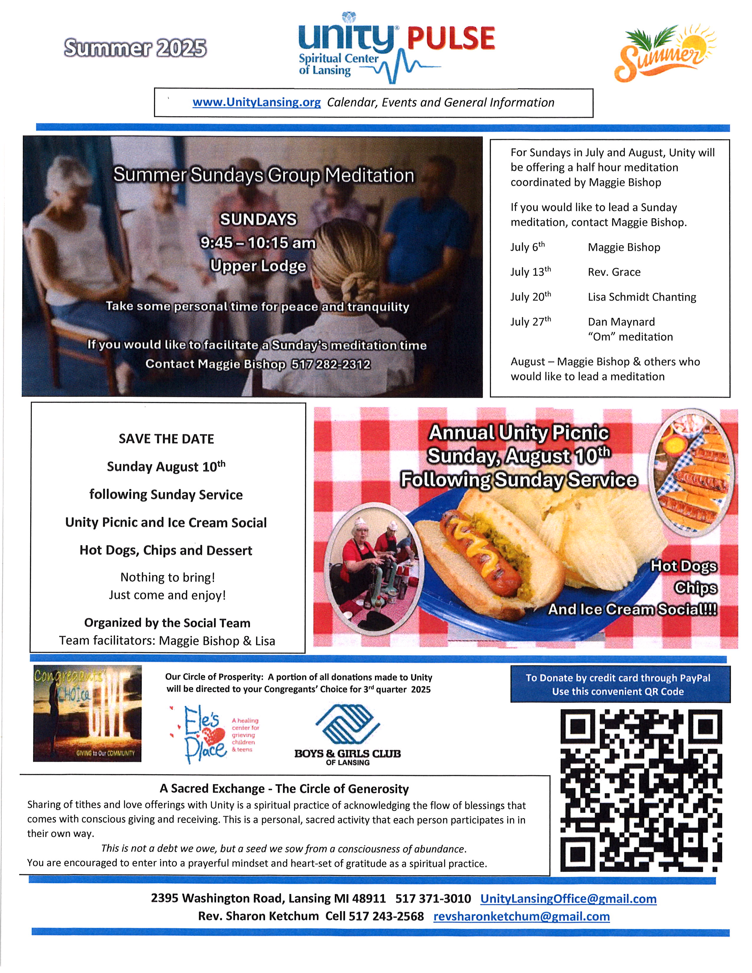 Unity Pulse front page