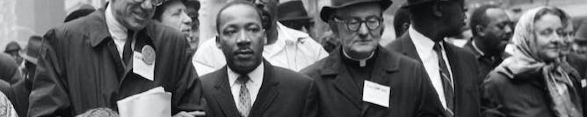 Martin Luther King and friend