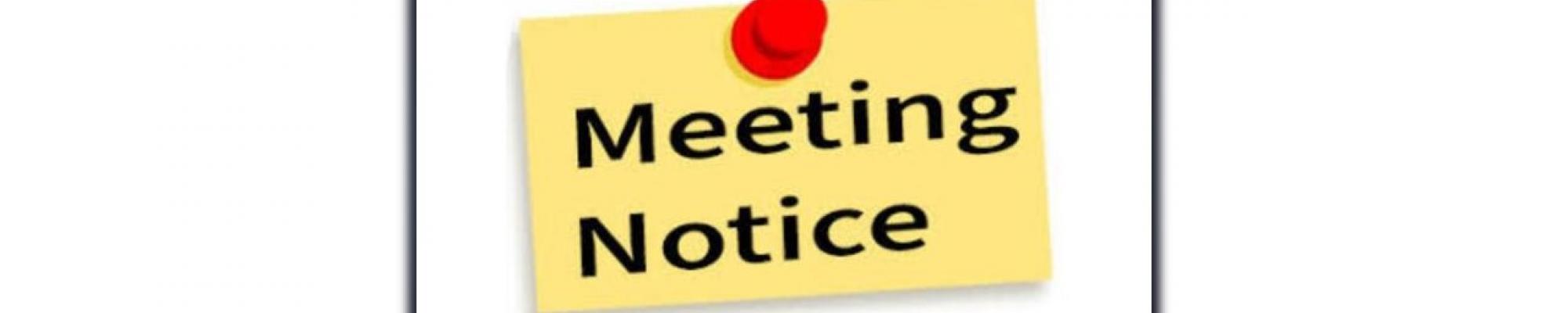 meeting notice