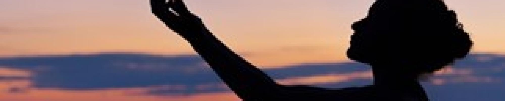 woman holding arms out